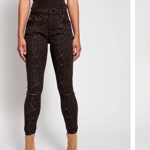 OneTeaspoon- BRONZE LEOPARD FREEBIRDS II HIGH WAIST SKINNY JEANS
Size 23 - Picture 9 of 9